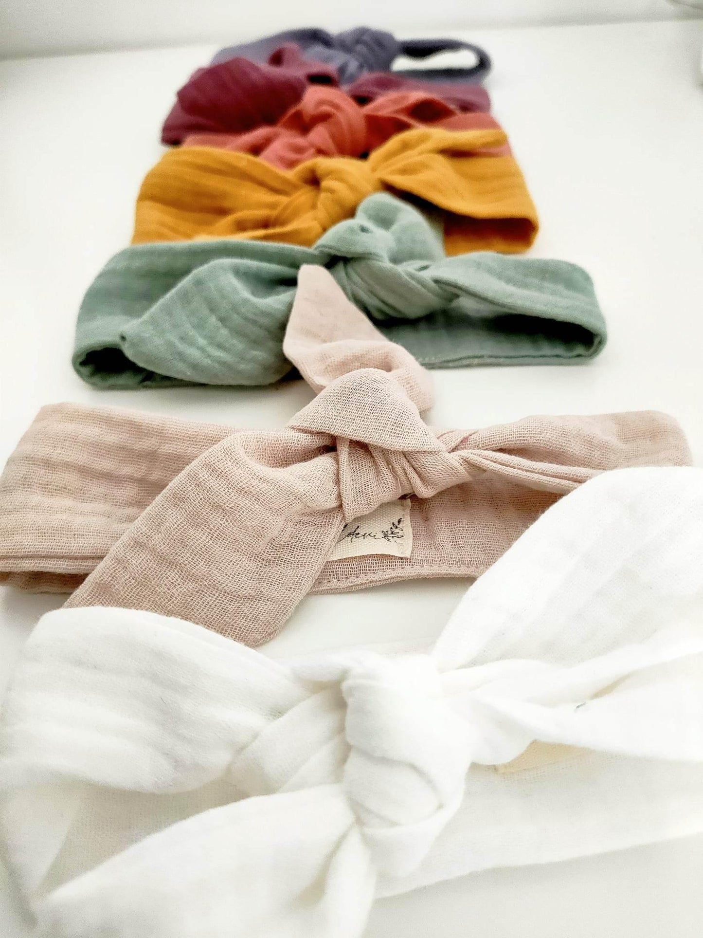 Bandeau Bébé A Nouer Taupe