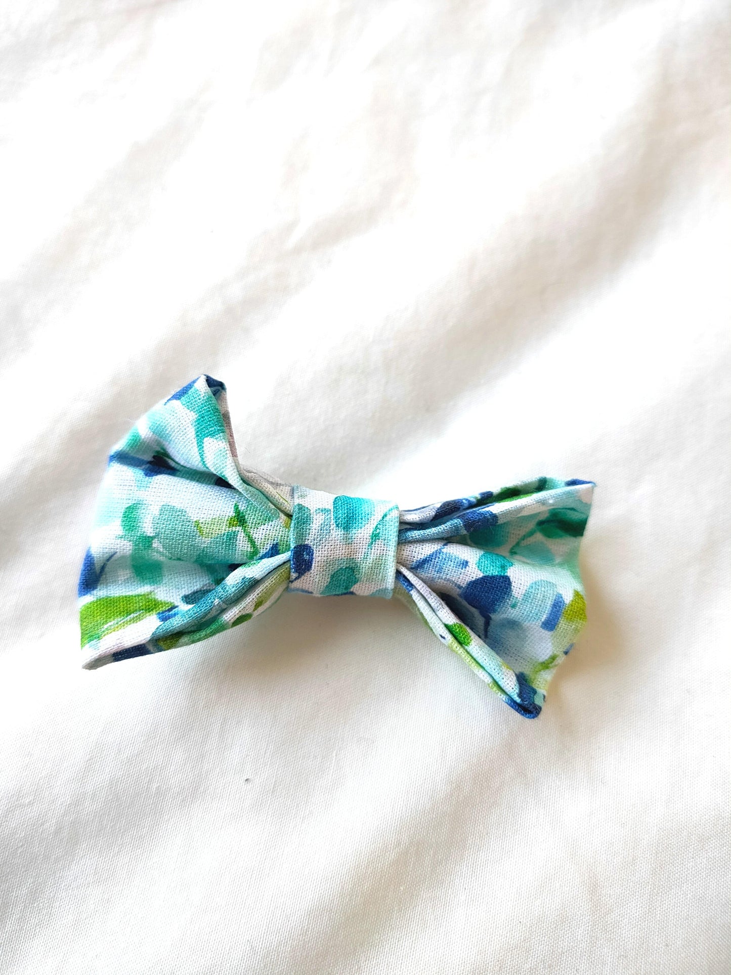 Barrette Noeud Aquarelle