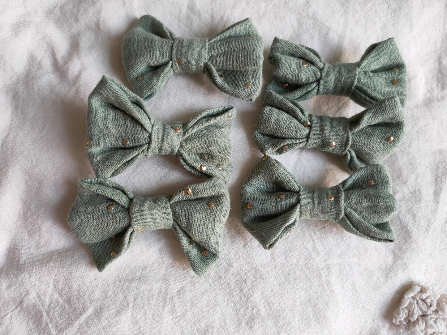 Barrette Noeud Kaki