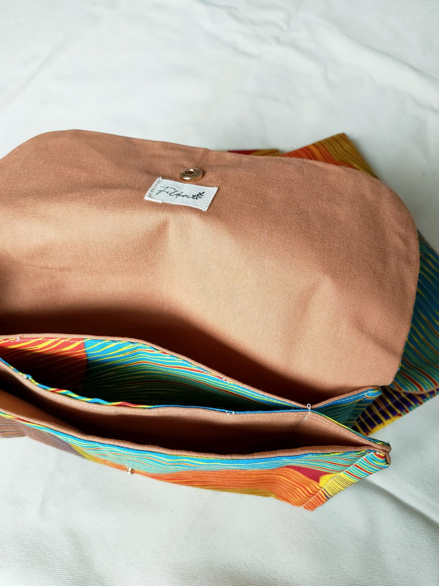 pochette-wax-tissu-terracotta