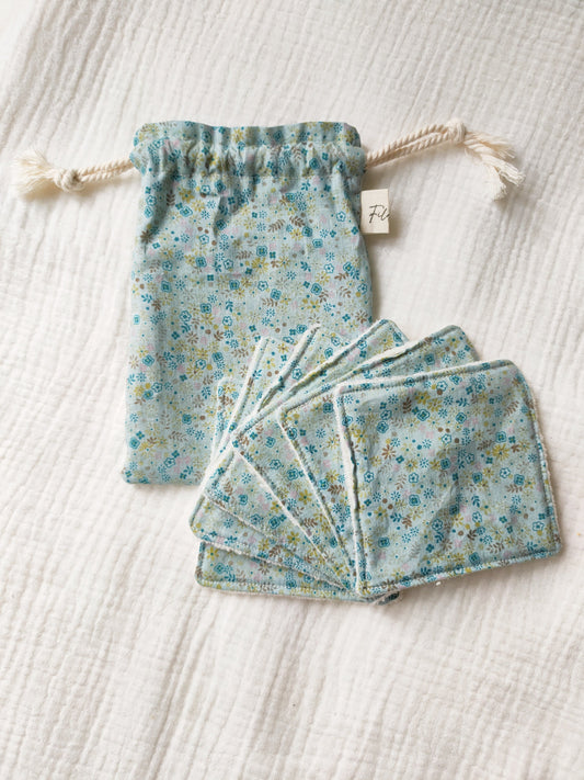 lingettes-lavables-pochon-fleuri-bleu-made-in-france