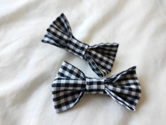 Barrette Noeud Vichy