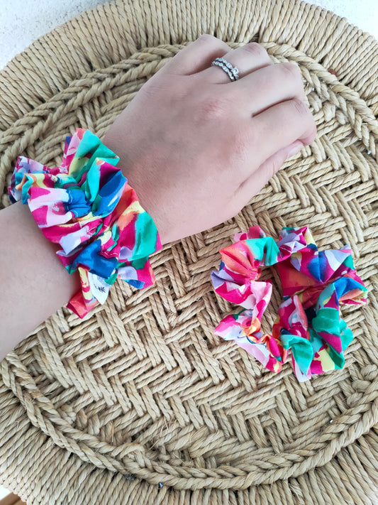 chouchou-volant-manchette-colore