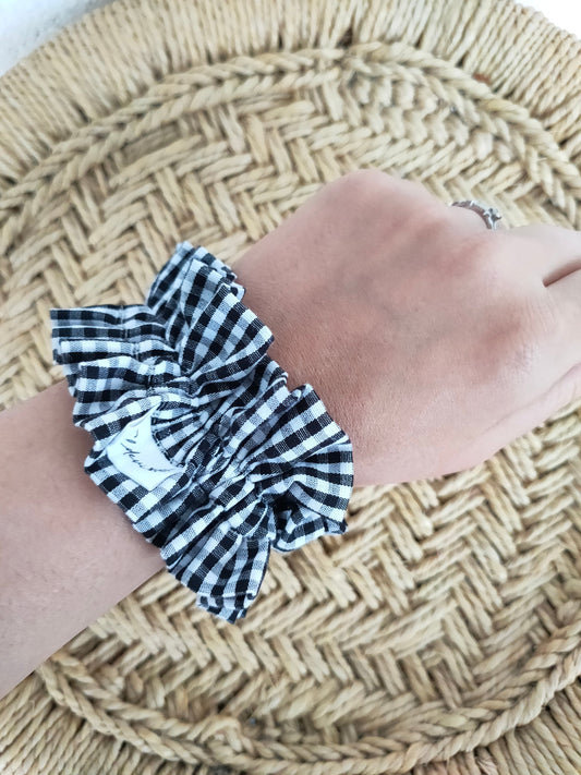 chouchou-volant-vichy-fait-main